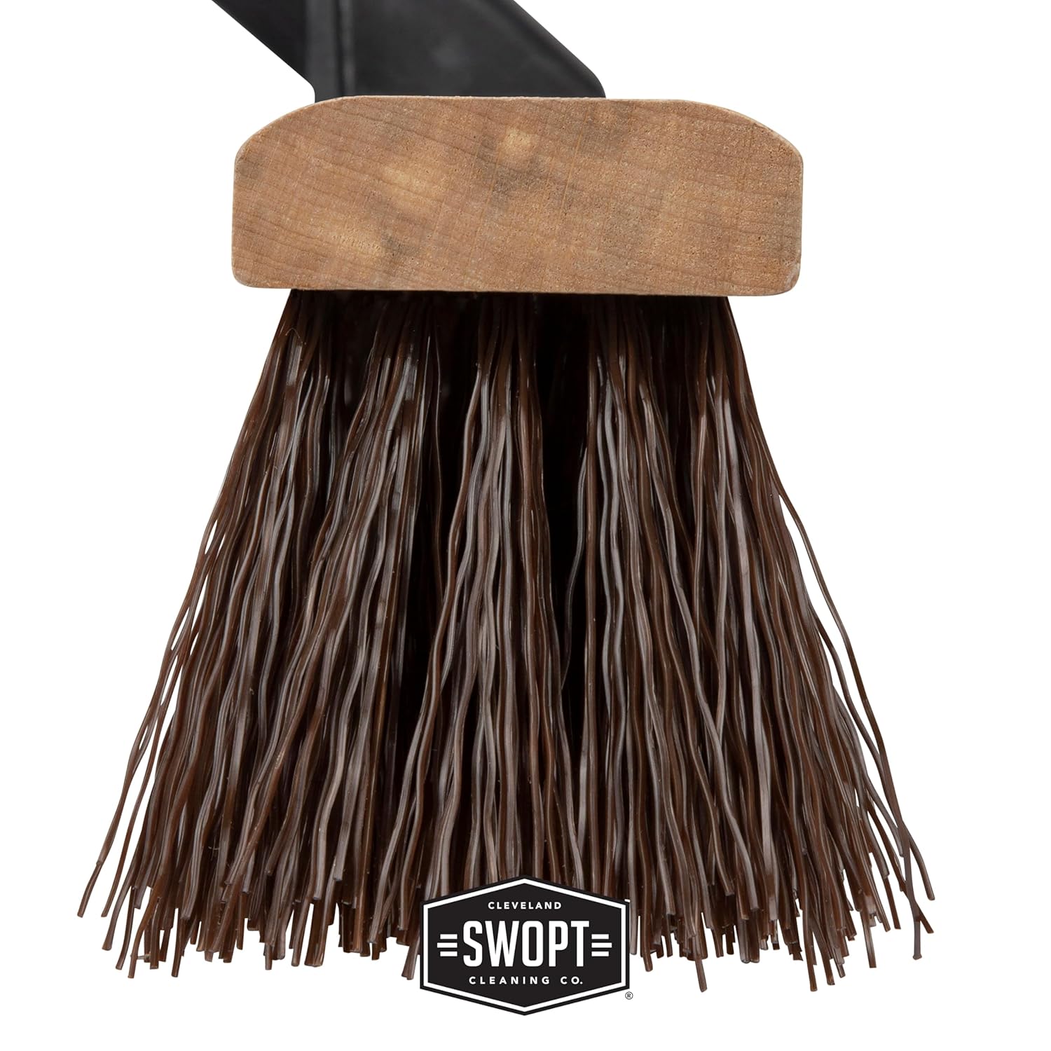 SWOPT 24” Premium Rough Surface Push Broom Head — Outdoor Push Broom for Driveways, Sidewalks, Patios — Cleaning Head Interchangeable with All SWOPT Cleaning Products for Efficient Cleaning & Storage