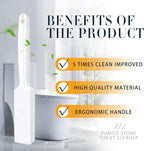 Toilet Cleaner Hard Water Build up Remover with Ergonomic Handle,Toilet Bowl Stain Ring Remover,