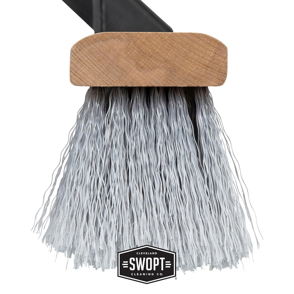SWOPT 24” Premium Multi-Surface Push Broom Head — Cleaning Head Interchangeable with All SWOPT Cleaning Products for More Efficient Cleaning and Storage — Indoor and Outdoor Push Broom
