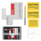 Joinfworld Generator Interlock Kit Compatible with Eaton Cutler Hammer BR and CH Series 150 and 200 amp Panels, Eaton Interlock Kit with 1 1/4 to 1 7/16 Inch Spacing Between Main and Generator Breaker