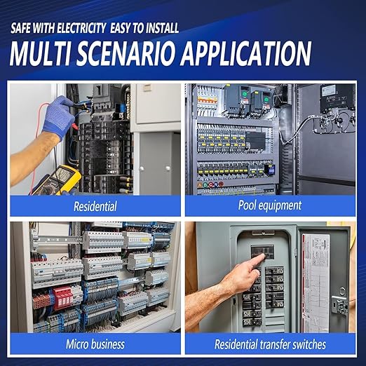 C3100 3-Pole 100-Amp Circuit Breaker, Type C3/4-Inch Plug-On Molded Case Circuit Breaker, Thermal Magnetic Protection, 10 KAIC, 120/240V, Fit for fit for Load Centers