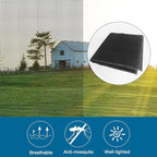 NeatiEase Window Screen, 39"x118" Adjustable Flexible Fiberglass Screen Door Mesh - DIY Replacement Kit for Patio Porch Door Windows and Sliding Screen Doors(Black)