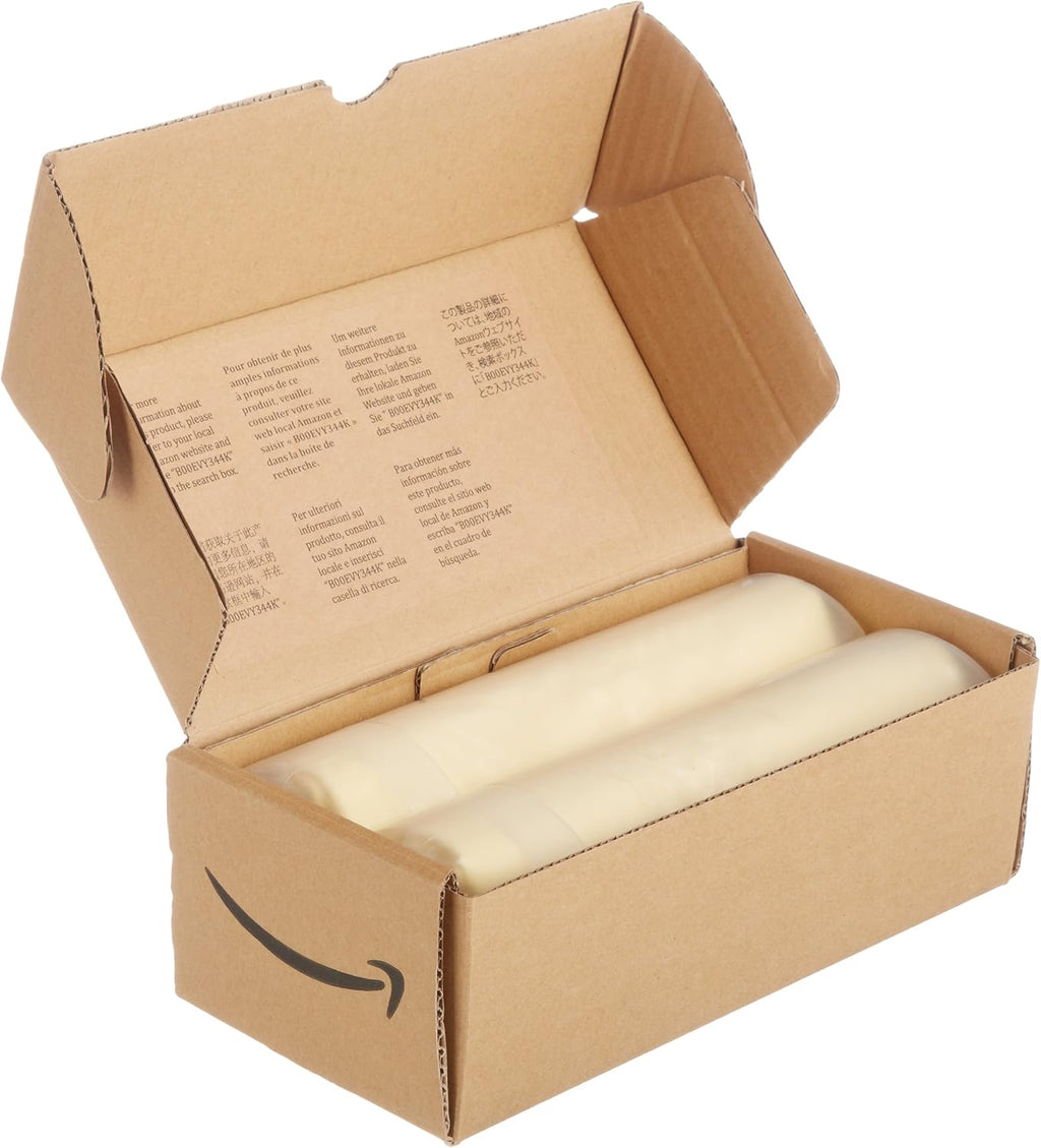 Amazon Basics Drying Synthetic Chamois Cleaning Cloth, 26" x 17", 2 Pack, Yellow