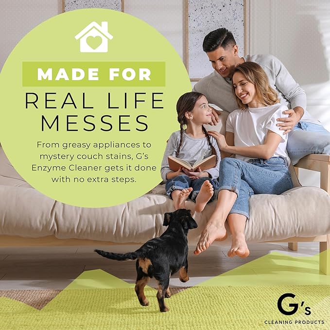 G's Cleaning Biodegradable All Purpose Cleaner – 32 oz Non-Toxic Natural Cleaning Spray – Multipurpose Cleaner Spray for Multi Surface, Kitchen, Counter Top, Furniture, Floor, Home and Household