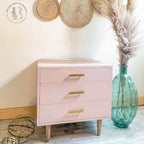 Dixie Belle Paint Company Chalk Finish Furniture Paint - Tea Rose (4oz) - Matte Muted Mauve Chic Chalk Mineral DIY Furniture Paint