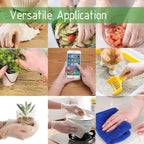 Clear Vinyl Food Safe Disposable Gloves Latex Free Powder Free for Food Prep Handling Cooking Cleaning