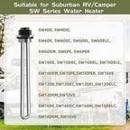 520900 RV Water Heater Element for Suburban RV SW Series Electric Water Heater, Replacement of 232794 520789 SU520789 Heating Element, Screw-in Gasket 1440W 120V with Wrench Socket