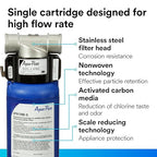 3M Aqua-Pure AP917HD-S Genuine Whole House Sanitary Quick Change Replacement Water Filter for AP904 System, Reduces Sediment, Chlorine Taste and Odor, and Scale