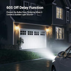 DEWENWILS Light Sensor Socket, E26 E27 Dusk to Dawn Sensor Socket, Light Bulb Socket for Light Fixtures, Compatible with Incandescent/CFL/LED/Halogen Bulbs, 6 Pack, Black, ETL Listed