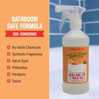 Rebel Green Neat and Tidy Tub & Tile Bathroom Cleaner Spray - Chamomile Orange Blossom Scent - Plant-Based Formula for Showers, Sinks, Tubs, Toilets, and Tile - 24 fl oz - 2 Pack