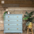 Dixie Belle Paint Company Chalk Finish Furniture Paint - Vintage Duck Egg (16oz) - Matte Light Blue Chic Chalk Mineral DIY Furniture Paint