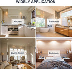 Sublimation 3 Inch led recessed Light 1 Packs,Waterproof recessed Lights for Shower，Ultra-Thin 10w with Junction Box,3 Colors Adjustable,Suitable for Bathroom,Parlor,Bedroom,Kitchen,Balcony