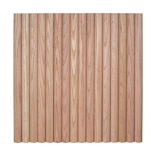 Architectural Products by Outwater 1' Wide x Nominal 4' High x 5/16' Thick Flexible Tambour Sheet, Red Oak