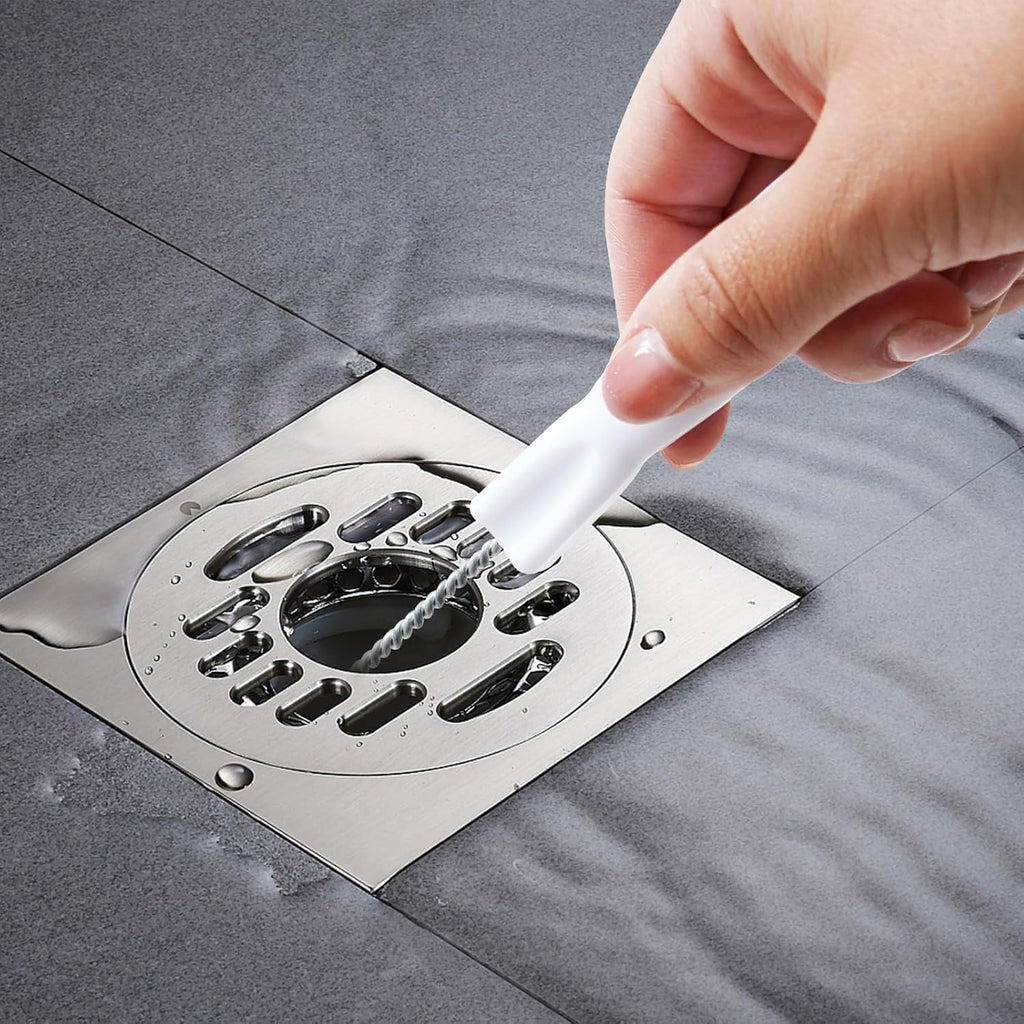 Sewer Drain Brush, Drain Clog Remover, 27.6inch Flexible Long Pipe Hair Clogs Catcher Cleaner Tool for Toilet, Kitchen Sink, Bathroom Tub, Sewer Drain