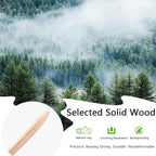 42" Wood Ceiling Fans with Lights and Remote Control,Indoor Outdoor 3 Blades Wooden Ceiling Fan for Garage,Patio,Living Rooms,Bedrooms,Offices,Farmhouse(Nickel+Raw wood)