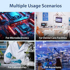 iSpring RCC1D Tankless RO/DI System, 5 Stage De-ionization Reverse Osmosis Water Filter System, 150 GPD Tankless RO Water Filter System for Aquarium with DI Water Filter