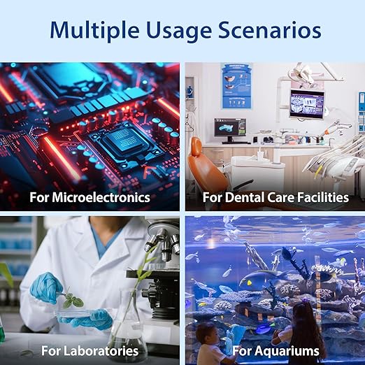 iSpring RCC1D Tankless RO/DI System, 5 Stage De-ionization Reverse Osmosis Water Filter System, 150 GPD Tankless RO Water Filter System for Aquarium with DI Water Filter