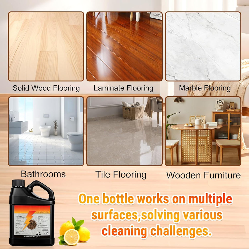 Solubril Tile Cleaner - Solubril Original floor cleaner,Multipurpose Powerful Stain Removing Tile Cleaner Liquid,Heavy Duty Floor Cleaner for Multi-Surface Use,Bathroom,Kitchen,Floors,Easy to Rinse