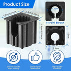 Dreyoo 5 Pcs Shower Faucet Handle Insert Compatible with Kohler, 1.5cm x 1.4cm x 1.2cm Shower Handle Parts Compatible with Kohler 1060514, Easy to Install