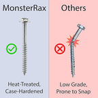 MonsterRax Overhead Garage Storage Racks 4x6, Ceiling Mounted Shelving, Adjustable Hanging Storage Organizer, Heavy Duty Steel, Holds 500 Pounds, Color: White, Adjusts 24"-45” off Ceiling