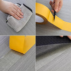 QDiShi Double Sided Heavy Duty Mounting Tape, Universal High Tack Strong Wall Adhesive with Fiberglass Mesh, Multipurpose Tape, High Stickiness Strong Thin Fabric Carpet Tape (2in x 33ft)