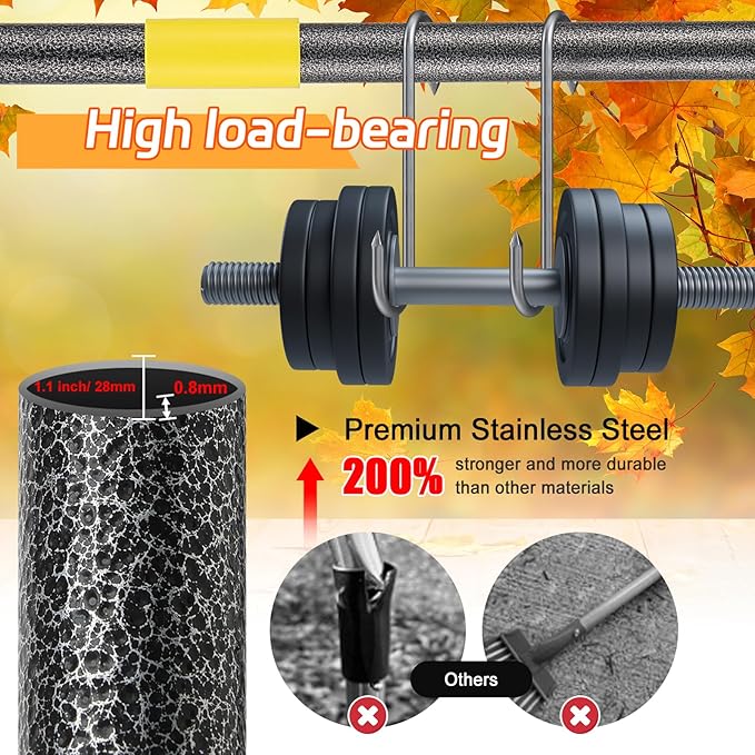 65" Leaf Rake for Gardening Adjustable Long Handle with 25 Metal Tines 18" Wide Leaf Rakes Yard Thatchibng Rake for Picking Leaves,Grass Clippings Garbage