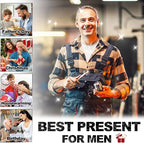 Power Tool Organizer Wall Mount, 4 Layer Heavy Duty Metal Tool Storage Rack, Power Tool Shelf Battery Storage with 8 Cordless Drill Holder，Utility Racks for Garage Workshop