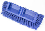 SPARTA Multi-Level Tile Scrub Brush 12" Wide Brush Head, Heavy-Duty Tile Cleaning Brush with End Bristles for Commercial Tiles, Tubs and Floor, Plastic, 12 Inches, Blue