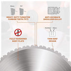 Evolution RAGE355BLADE- 14” Multi-Material Blade , Silver