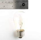 Hometown Evolution, Inc. 100 Foot Commercial Grade Outdoor String Lights (100 Foot 50 Socket, S14 11 Watt Clear Light Bulbs)