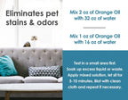 Cold Pressed Orange Oil Concentrate |12-ounce Professional Grade All-Purpose Citrus Cleaner, Degreaser & Pet Odor Eliminator Blend | Dilutes to 6 Gallons of Finished Product | Home and Outdoor Use