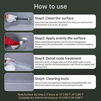 1 Gallon Transparent Waterproof Coating, Clear Acrylic Sealant Invisible Adhesive Leak Repair Agent for Concrete, Wall, Wood, Brick, Stone, Water-Based Outdoor & Indoor Sealer 4KG