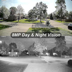 Anpviz 8CH 4K PoE Security Camera System, 6pcs 8MP Wired PoE IP Cameras with Human Vehicle Detection, Smart Dual Light Color Night Vision, 4K/8MP 8CH NVR with 2TB HDD for Business Home (U Series)