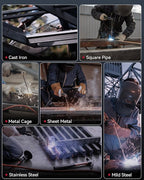 ARCCAPTAIN Stick Welder 110V 130A Mini Welder, Portable MMA ARC Welder Machine for Just One Step, IGBT Inverter Welding Machine with Hot Start, Arc Force, Anti-Stick