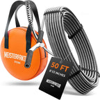 drain snake 3.0 [50 FT] - extremely long - Ideal plumbing snake for heavy & deep blockages - The drain auger for real do-it-yourselfers! (50 FT - 1/2 inch)