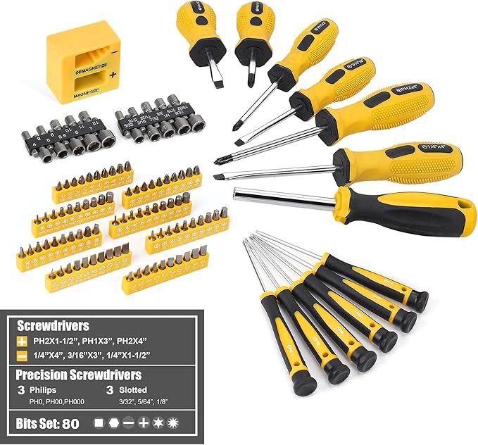 TOPLINE 390-Piece Hand Tool Kits for Home, 14-Inch Wide Mouth Tool Bag with Tools Included, Home Tool Set for Men, General Maintenance, Daily Use