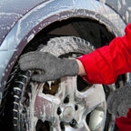 Patelai 3 Pairs Microfiber Plant Dusting Gloves Leaf Cleaning Gloves for Indoor Plants, Blinds, Furniture, House(Medium,Orange, Brown, Dark Gray)