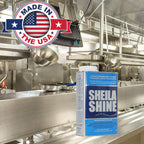 Sheila Shine 1 Gal. Can Low Voc Stainless Steel Cleaner and Polish, Protects Household Kitchen Surfaces, Removes Grease, Fingerprint & Watermarks, Stainless Steel Cleaner for Appliances, Fridge & Oven