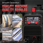 YESWELDER MIG-140DS PRO MIG Welder, 140Amp 110/220V Dual Voltage, 4 in 1 Gas MIG/Flux Core MIG/Lift TIG/Stick Multiprocess MIG Welding Machine