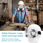 Reusable Half Face and Full Face Gas Mask with Activated Carbon Filter Against Organic Vapor/Dust/Chemical