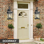 Darkaway Outdoor Lights Fixtures Wall Mount, Extra Large 26inch Outdoor Wall Sconce Lights with Seeded Glass Waterproof Outside Exterior Lights Fixture for House Front Porch Patio Garage E12 Bulb Base