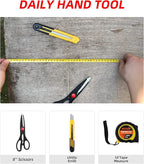 40-Piece Tool Set - General Household Hand Tool Kit with Plastic Toolbox Storage Case…