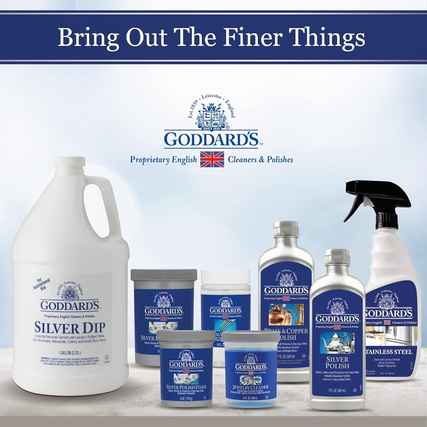 Goddard's Copper & Brass Polish, Copper Cleaner & Brass Cleaner for Long-Lasting Shine, Metal Polish for Pewter, Chrome & More, Metal Polishing Compound (7oz)