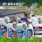 30 SECONDS Pro Mold and Mildew Stain Remover | Scrub Free | Brighter Results Instantly | Ready To Use Refill | 128 fl. oz. - PACKAGING MAY VARY