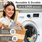 Microfiber Cleaning Cloths Roll, 75 Pack Tear Away Microfiber Towels Roll, 12" x 12" Lint Free Rags, Reusable Cleaning Cloths, Washable, Scratch Free,Ultra Absorbent Dish Rags(Grey)