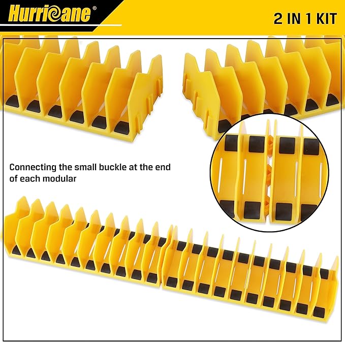 HURRICANE Pliers Organizer Rack, Pliers Cutters Organizer with Non-Slip Rubber Base, Keep Tools Organized in Drawers, 2 Pack, Extendable Design, Fit 3'H Drawers and More