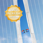 Magnetic Screen Door - Self Sealing, Heavy Duty, Hands Free Mesh Partition Keeps Bugs Out Let Breeze in- Pet and Kid Friendly - Keep Open Feature (White, Fit Door Size 32x 82 Inch)