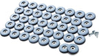 1-1/4" Screw on Furniture Glides Sliders-Furnigear PTFE (Teflon) Chair Leg Movers Sliders for Carpet and Hardwood Surface - Move Your Furniture Easy & Safely - Best Floor Protector (40pack)