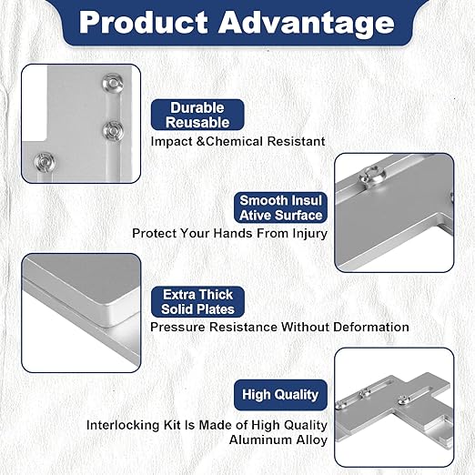 Generator Interlock Kit for Murray or Siemens 150-200 Amp Panels,7/8 to 1 1/4 Inch Breaker Spacing, Safe & Easy Home Generator Connection (SIE-P2)