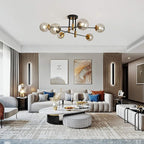 Leools Dimmable E26 LED Bulb 4W Equal E26 40 Watt Light Bulb,E26 Globe Edison Light Bulbs,Daylight 4000K G16.5 Light Bulb led for Pendant,Chandeliers,Vanity,Wall sconces, AC120V,400lm.6Pack